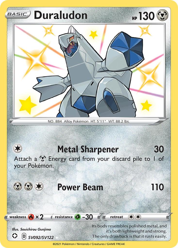 Shining Fates Duraludon Pokémon card